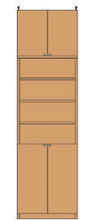 高さ２７４．１～２８３．１ｃｍ幅６０～７０ｃｍ奥行４６ｃｍ