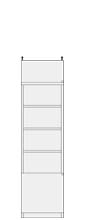 高さ２０８～２１７ｃｍ幅３０～４４ｃｍ奥行４６ｃｍ