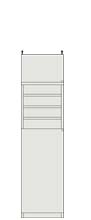 高さ２１７～２２６ｃｍ幅３０～４４ｃｍ奥行４６ｃｍ